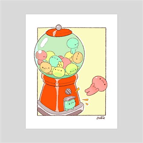 Gumballs An Art Print By Julie Hang Inprnt