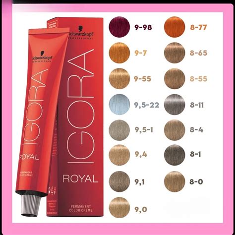 Igora Coloring Royal Schwarzkopf Professional Hair Color Dye Igora Hair