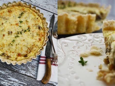 Curly Girl Kitchen: Caramelized Mushroom and Onion Quiche with White ...