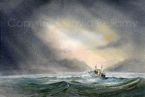 Davids Marine Watercolours Bellamys Bivouac