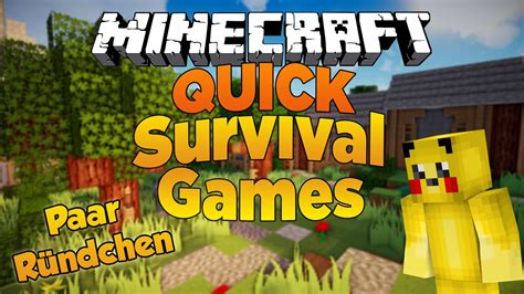 Paar Ründchen 3 Quick Survival Games Minecraft TheBietz YouTube