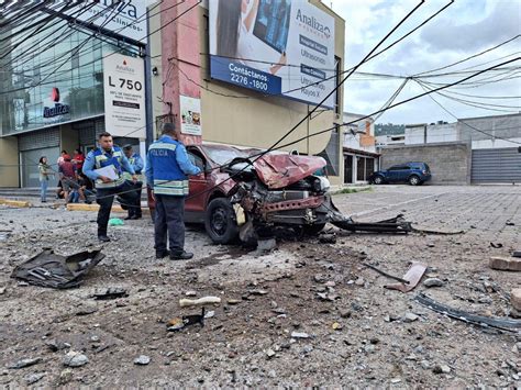 Se Salvan De Morir Tras Aparatoso Accidente En Tegucigalpa