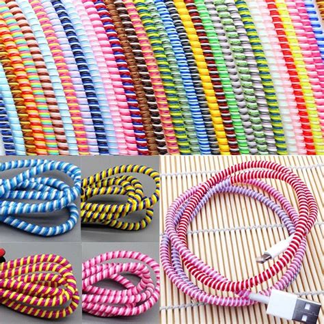 Jual Pelindung Kabel Charger Spiral Protector Data Cable Warna