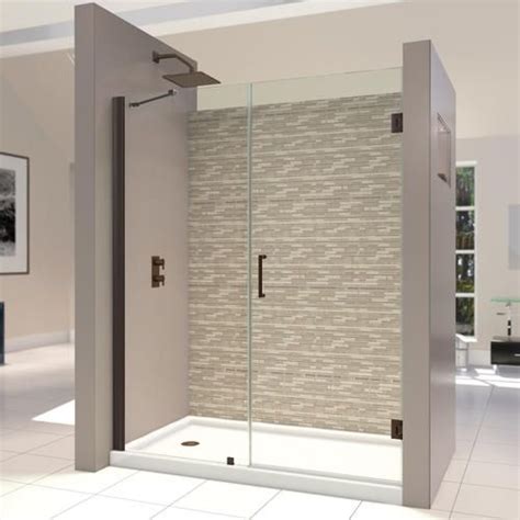 Dreamline Unidoor 59 To 60 Hinged Shower Door Clear Glass Door At