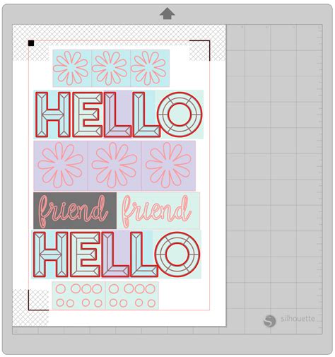 Crafting Quine: Hello Card using the FREE Design of the Week