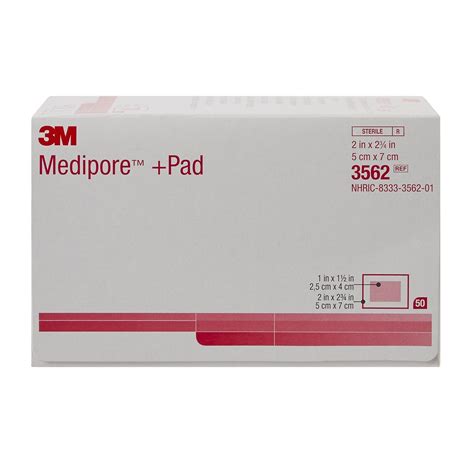 M Medipore Pad Soft Cloth Adhesive Wound Dressing Rectangle