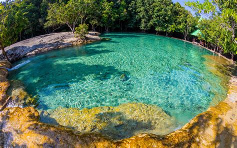 Emerald Pool - Krabi beach travel and tourist attractions