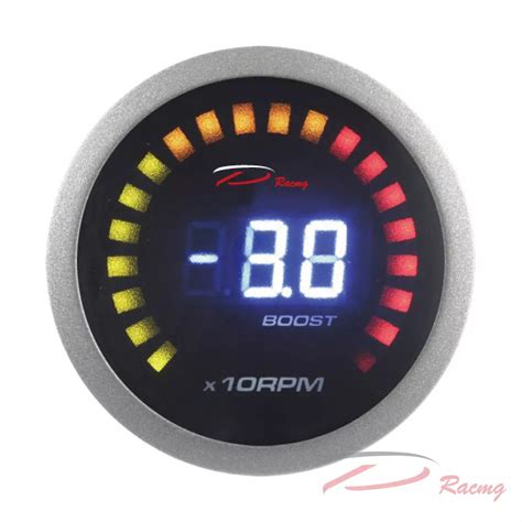 Depo Mm Led Boost Tachometer Gauge K Rpm Bar