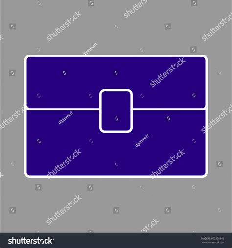 Briefcase Line Icon Portfolio Outline Vector Stock Vector Royalty Free