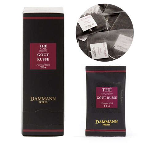 Th Noir Go T Russe En Sachets Cristal Dammann Fr Res Dammann Fr Res