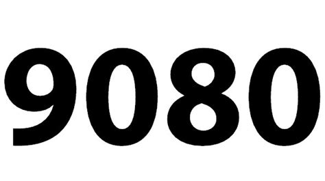 Zahl 9080