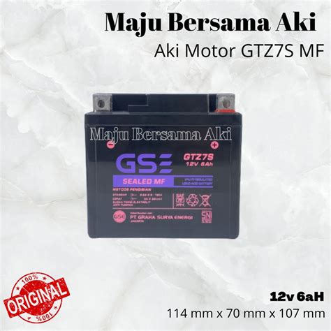 Jual Aki Motor Yamaha NMAX GTZ7S GS Accu Kering Shopee Indonesia