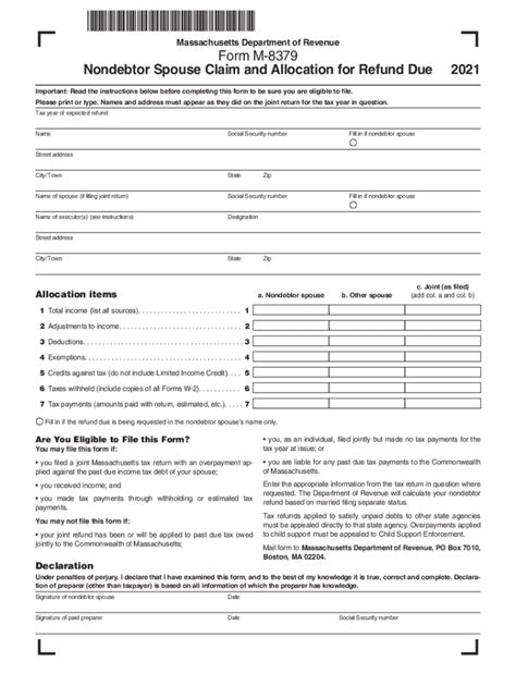 Form Ma Dor M Fill Online Printable Fillable Blank Pdffiller