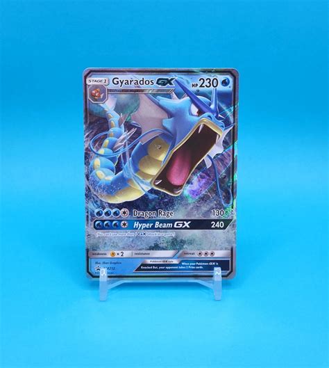 Pokemon Card Gyarados Gx Sm Black Star Promo Holo Ebay