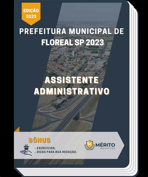 Apostila Assistente Administrativo Prefeitura De Floreal SP 2023