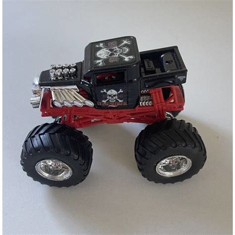 Hot Wheels Toys Hot Wheels Monster Jam Bone Shaker Truck Scale Red Cage Poshmark