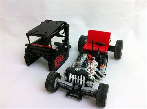 MOC Hot Rod Fire Bucket LEGO Technic Mindstorms Model Team