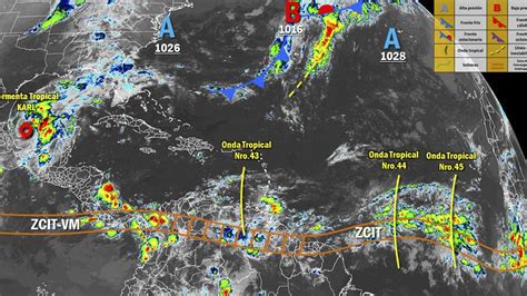 Inameh Pronostica Que Tres Ondas Tropicales Se Acercan A Venezuela