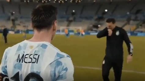 A Un Año De La Copa América En El Maracaná Se Filtró Un Video Inédito De Lionel Messi Y Lionel