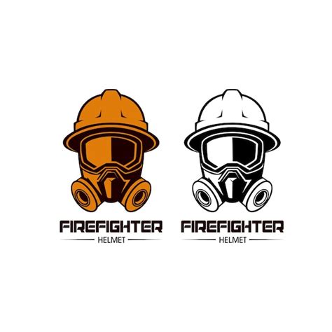 Premium Vector | Firefighter Helmet Logo