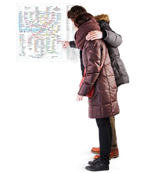Схема линий Московского метро 2.0