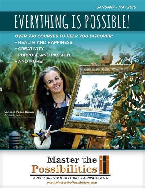 Master The Possibilities Course Catalog Winter 2016 By Mtpotow