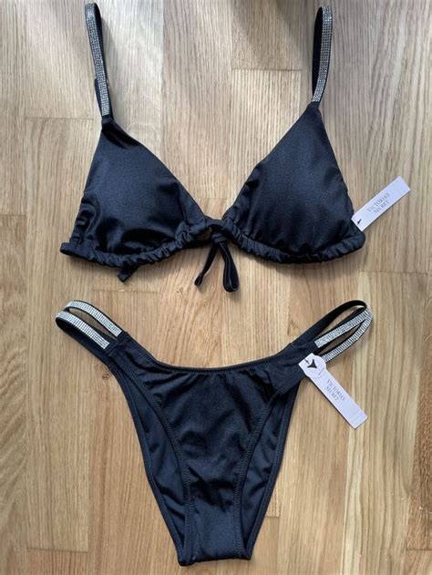 Victorias Secret Shine Strap Bikini M NEW Neu Und Originalverpackt