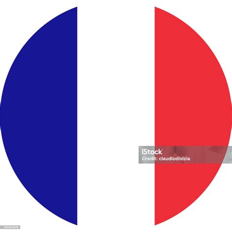 Round French Flag Of France Stock Illustration Download Image Now