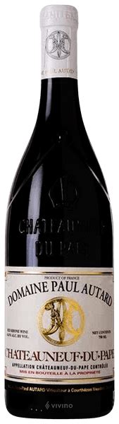 2019 Paul Autard Châteauneuf du Pape Vivino US