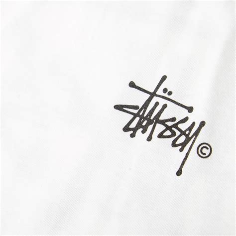 Stussy Basic Logo Tee White