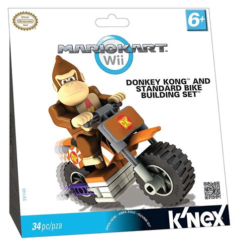 KNEX Super Mario Mario Kart Wii Donkey Kong Standard Kart Set 38045 - ToyWiz