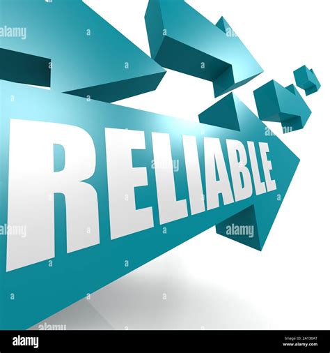 Reliable Arrow Blue Stock Photo Alamy