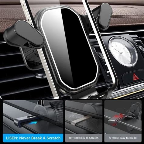 Degree Rotatable Car Mobile Phone Holder Airvent Dashboard Mount