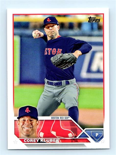 Topps Series Corey Kluber Boston Red Sox Ebay