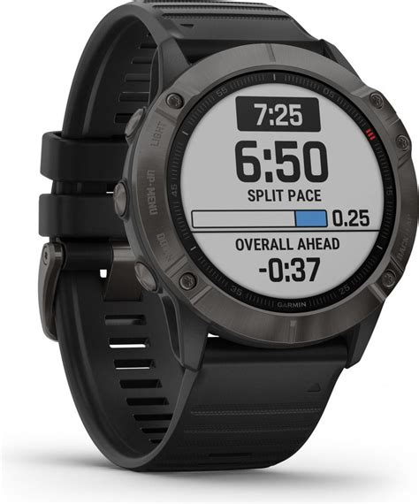 Garmin Fenix X Pro Sapphire Gps Watch Carbon Grey Dlc With Black Band