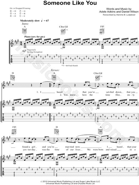 Someone Like You Sheet Music Adele Really Easy Guitar Hot Sex Picture