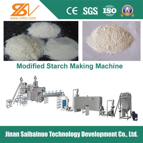 Ce Standard Full Automatic Modified Tapioca Cassava Starch Production Line China Modified