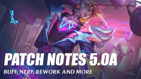 Patch Notes 5 0A Wild Rift YouTube