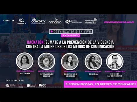 Lanzamiento de Hackaton Súmate a la prevención de la violencia contra