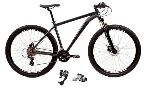 Bicicleta aro 29 Absolute Nero 4 Cabeamento Interno 27v Câmbios Shimano