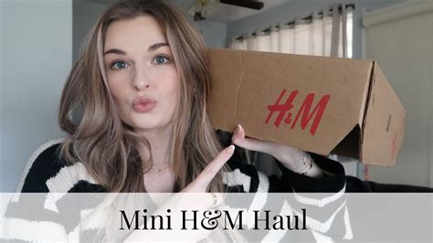 Mini Impromptu H M Haul Youtube