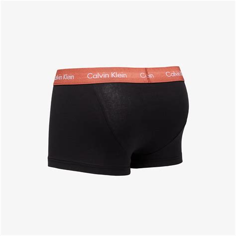 Боксерки Calvin Klein Low Rise Trunk 3-Pack Black | Footshop