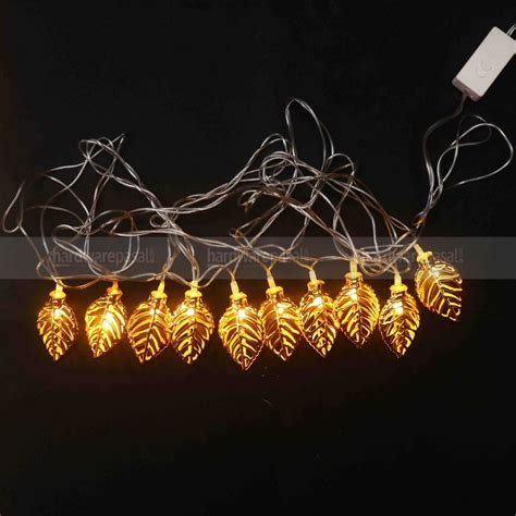 Buy Metal Crystal Leaf Shape Tihar Light Online Nepal Online