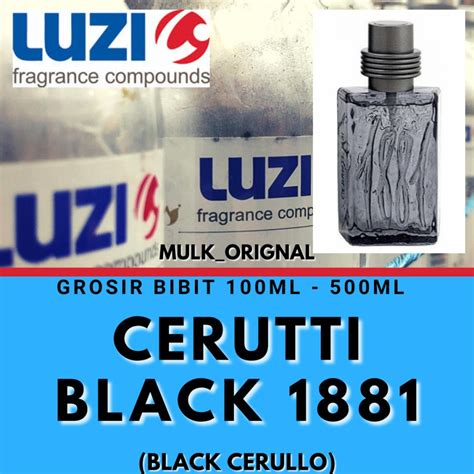 Jual Bibit Parfum Fragrance Oil Luzi Black Cerullo Searah Cerutti Black