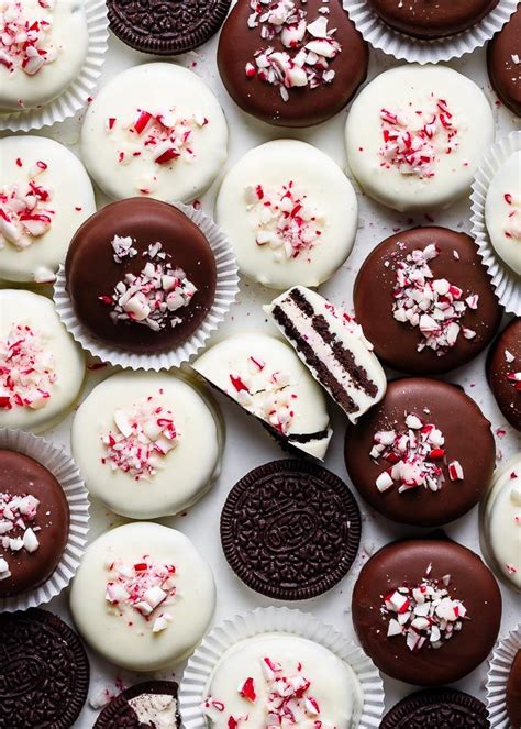 Peppermint Chocolate Covered Oreos Recipe Fork Knife Swoon Chocolate Covered Treats