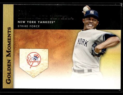 Topps Golden Moments Series Insert Gm Mariano Rivera New