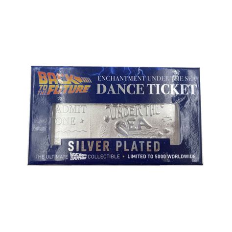 Back To The Future Replica Enchantment Under The Sea Ticket Limited