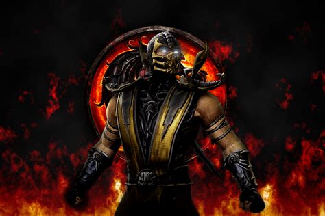 Mortal Kombat 9 Scorpion Wallpaper Wallpapersafari