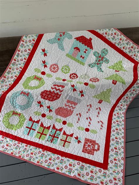 Peppermint Lane Quilt Etsy