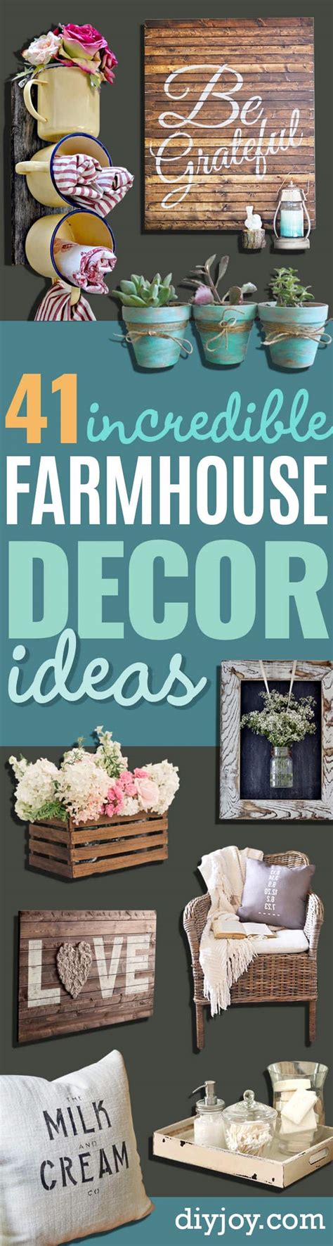 41 Incredible Farmhouse Decor Ideas